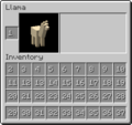 Unchested llama